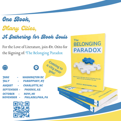 The Belonging Paradox Book Signing Crossed Borders.